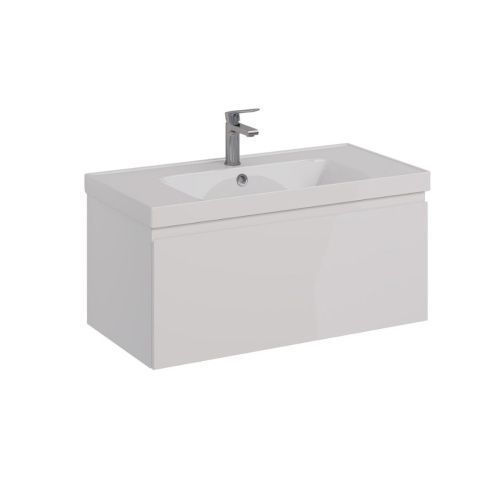 Тумба под раковину LeMark Veon Mini LM02VM90T 90х40 подвесная цвет белый