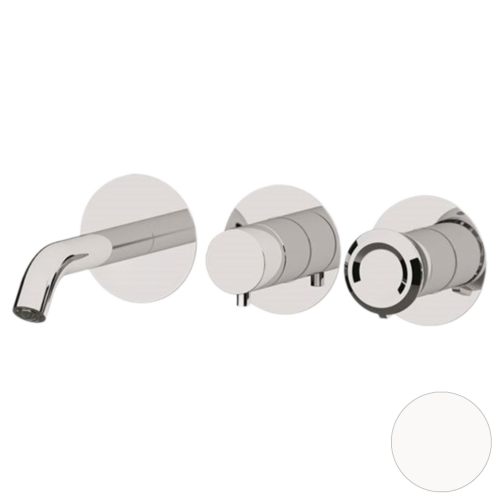 Смеситель для ванны Remer Element ET54D2PBO встраиваемый в стену белый