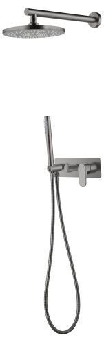 Душевая система Boheme Spectre 454-GM встраиваемая в стену цвет серый