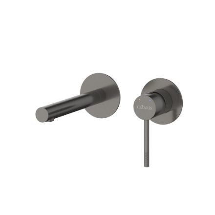 Смеситель для раковины Cezares RELAX RELAX-BLI2-2-GM-W0 встраиваемый в стену серый