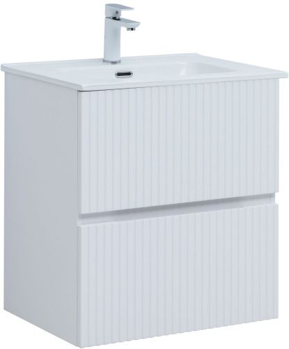 Тумба под раковину Aquanet Джейн 00313284 60х40 подвесная цвет белый