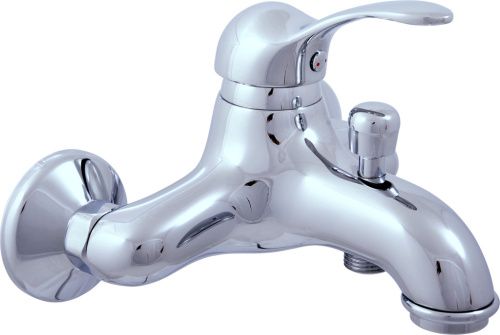 Смеситель для ванны и душа RavSlezak LABE L054.5 настенный хром