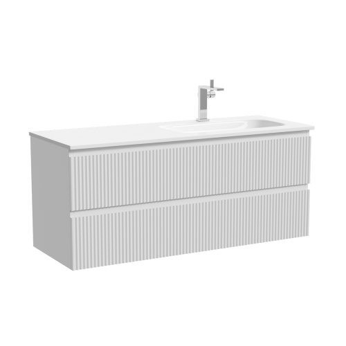 Тумба под раковину Sancos SNOB R SNR120RW 120х40 подвесная цвет белый