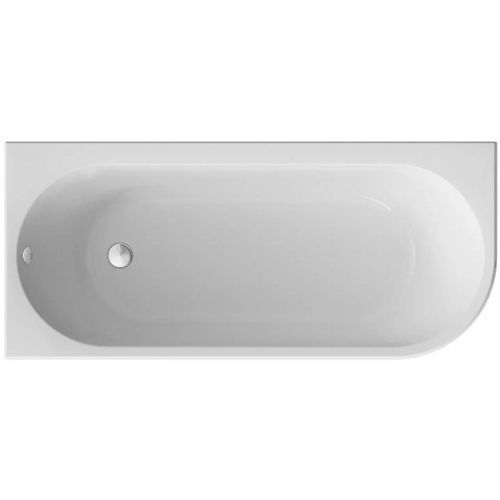 Ванна акриловая 1MarKa ALISA 01али1775л 170х75 пристенная асимметричная без каркаса