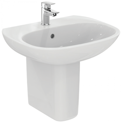 Раковина керамическая Ideal Standard TESI T352301 60х50 подвесная цвет белый 1 отверстие под смеситель