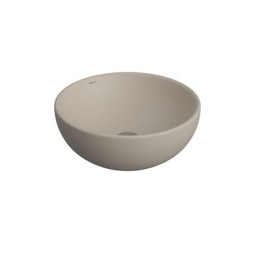 Раковина из сантехнического фарфора Berges Mascon 181072 50х50 накладная цвет бежевый