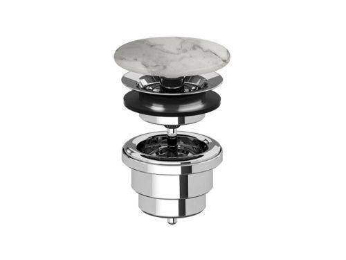 Донный клапан CIELO PIL01 CS белый