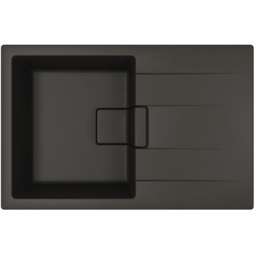 Кухонная мойка Florentina Ривьера 780 20.480.C0780.302 80х50 цвет черный поверхность матовая