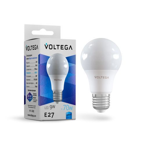 Лампочка светодиодная Voltega General purpose bulb 9W 8443