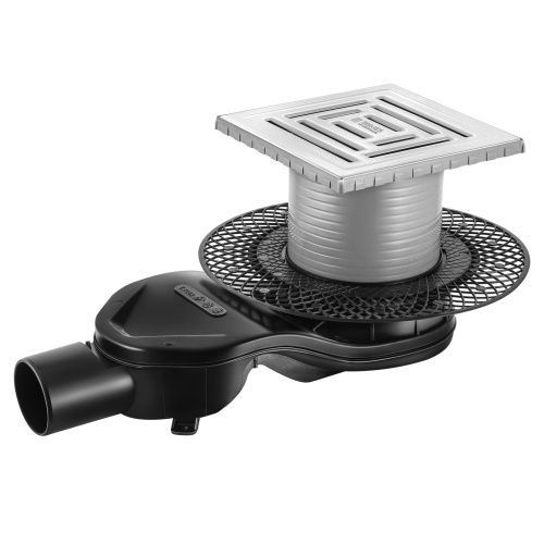 Душевой трап Berges PLATZ Uno 090170 10х10 хром