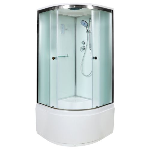 Душевая кабина AvaCan D10SEL 100х100 четверть круга с крышей ориентация универсальная