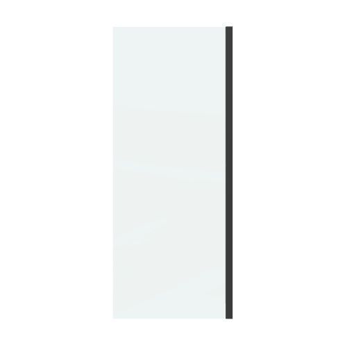 Боковая стенка Grossman Classic 200.K33.04.100.21.00 100х195 стекло прозрачное профиль черный