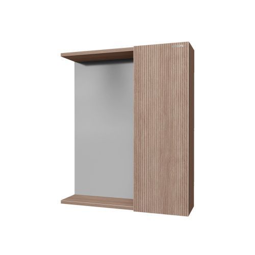 Зеркало-шкаф Grossman Юнит 2060112 60х70 подвесной цвет коричневый