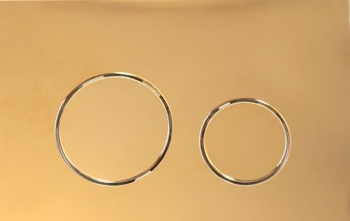 Клавиша смыва механическая KK POL M11 SPP/037/SG/K цвет золото