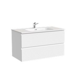 Тумба под раковину Sancos FOLK FL90W 90х40 подвесная цвет белый