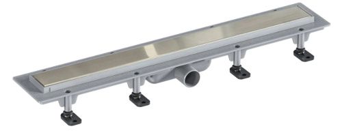 Душевой лоток Good Door ТЛ00018 85х5 серый