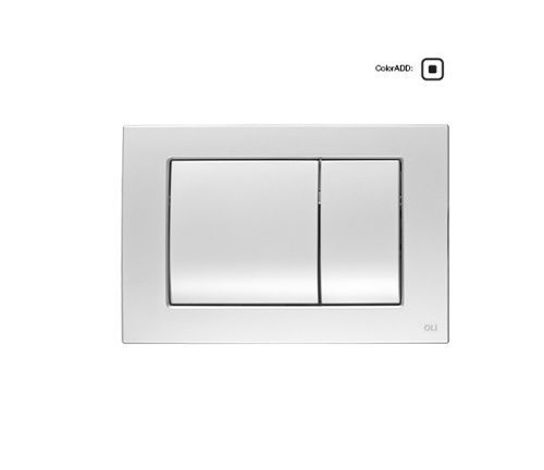 Клавиша смыва механическая Oli METAL DUAL 656006 цвет хром