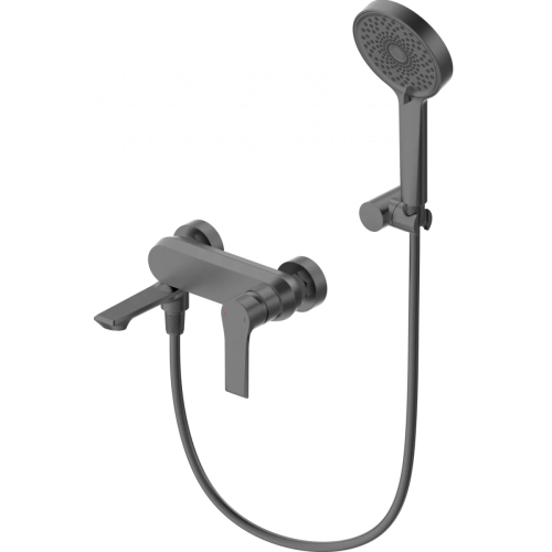 Смеситель для ванны Wonzon & Woghand Brilliant WW-88037079-BGM настенный серый