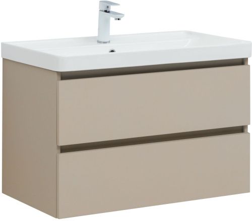 Тумба под раковину Aquanet Вега 2.0 00337943 80х50 подвесная цвет бежевый