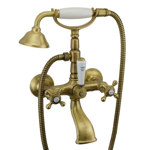 Смеситель для ванны Migliore REVIVAL 19488 настенный бронза