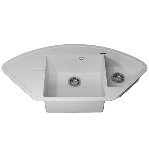 Кухонная мойка Uperwood Quartz Premium UPD-06 3910202120 100х50 цвет белый поверхность матовая