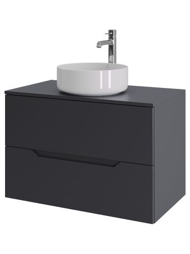 Тумба с раковиной Orange Line Li-80TugMDF+B09-360W 80х50