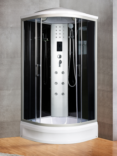 Душевая кабина River DUNAY 10000001188 100х100 четверть круга с крышей ориентация универсальная