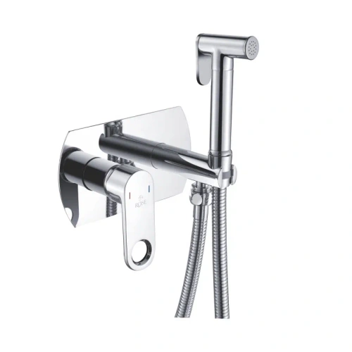 Гигиенический душ со смесителем Rose R205 хром
