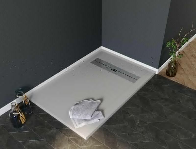 Душевой поддон из искусственного камня Aquanet Delight 00258885 140х90 серый без каркаса