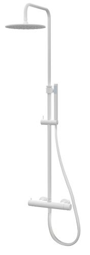 Душевая стойка Paffoni Mini Birillo ZCOL638KLIQBO настенная цвет белый с термостатом