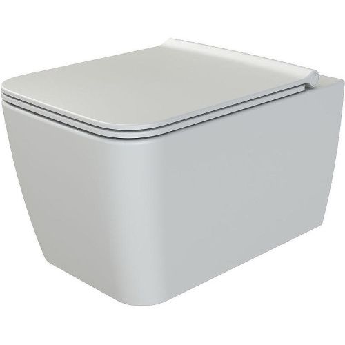 Унитаз подвесной Boheme Zen 967-SET-2-W цвет белый с сиденьем микролифт безободковый каскадный смыв