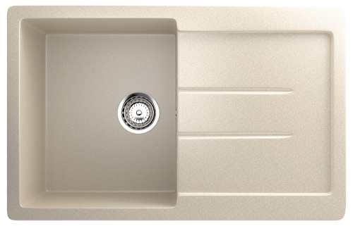 Кухонная мойка Ulgran Classic U-507-328 75х50 цвет бежевый