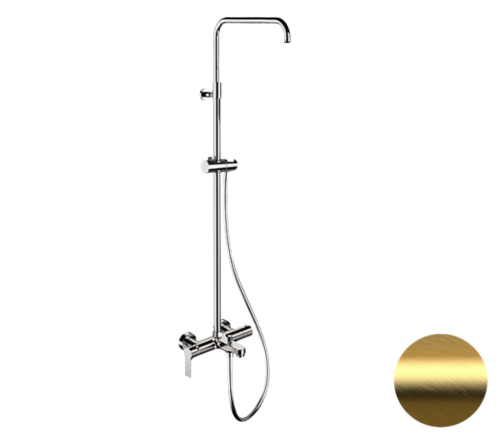 Душевая стойка Remer Energy EY34ASSDBG настенная цвет золото