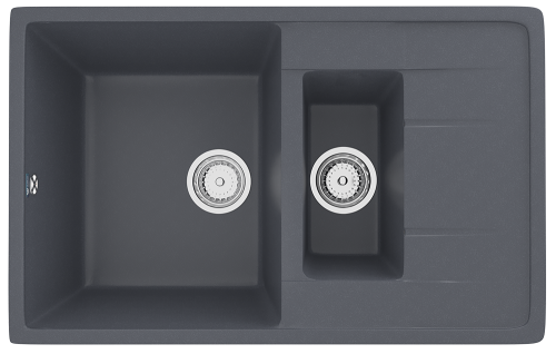 Кухонная мойка Ulgran Classic U-205-343 75х50 цвет серый