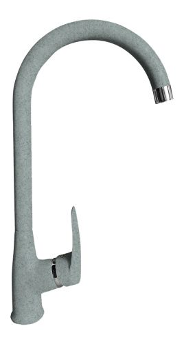 Смеситель для кухни Granfest Z3424 серый на мойку серый