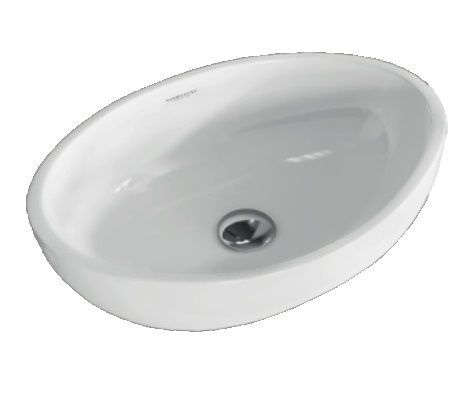 Раковина керамическая Sanita Luxe Ringo WB.CT/Ringo/54-N.Cut/WHT.G/S1 50х30 накладная цвет белый