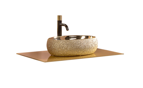 Столешница Armadi Art Monaco 853-080-G 80х50 накладная цвет золото