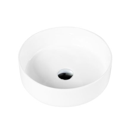 Раковина из сантехнического фаянса BelBagno BB1357 40х40 накладная цвет белый без отверстий под смеситель