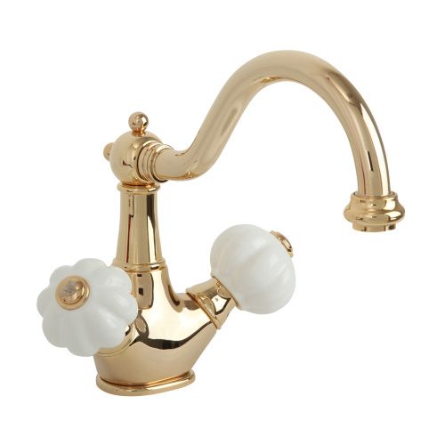 Смеситель Migliore OLIVIA 19024 на раковину золото/бежевый