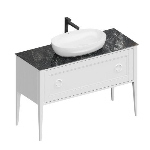 Тумба под раковину Kerama Marazzi PLAZA PL.CN.120.1+1\WHT.M 120х50 напольная цвет белый