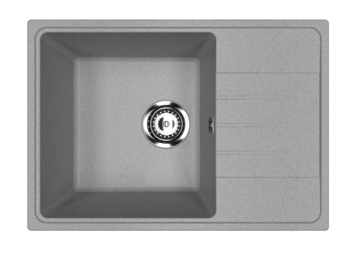 Кухонная мойка Uperwood ECON UPD-506 4910201241 60х40 цвет серый поверхность матовая