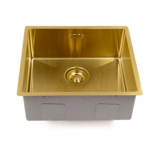 Кухонная мойка Grandex Aqua 5040601 50х45 цвет золото поверхность матовая