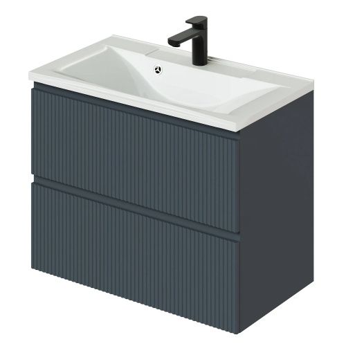 Тумба с раковиной Итана Kate CS00090007 80х40 подвесная цвет серый