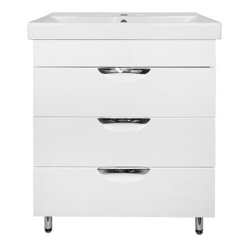 Тумба с раковиной Azario Соло CS00092805 70х50 напольная цвет белый