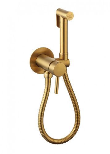 Гигиенический душ со смесителем CeramaLux KRS/007 золото