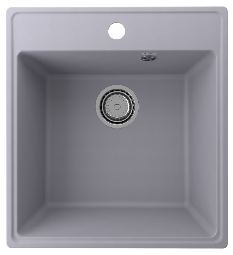 Кухонная мойка Ulgran Quartz Forte 460-05 45х50 цвет серый поверхность матовая