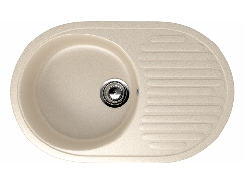 Кухонная мойка Ulgran Classic U-107-328 75х45 цвет бежевый