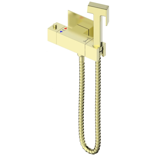 Гигиенический душ со смесителем Wonzon & Woghand WW-88819903-BG золото с термостатом