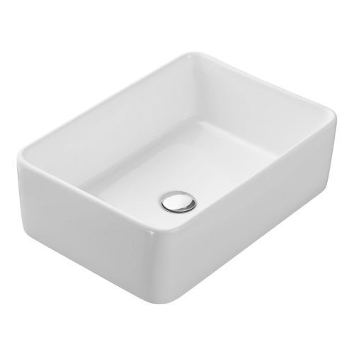 Раковина керамическая Aquaton MILA 732700B000 50х40 накладная цвет белый 1 отверстие под смеситель