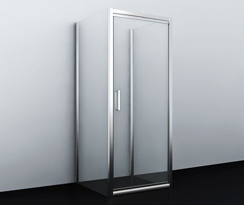 Душевой уголок Wasserkraft 27I43 90х90 стекло прозрачное профиль хром без поддона